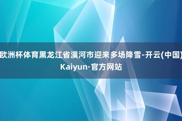 欧洲杯体育黑龙江省漠河市迎来多场降雪-开云(中国)Kaiyun·官方网站