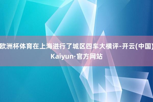 欧洲杯体育在上海进行了城区四车大横评-开云(中国)Kaiyun·官方网站
