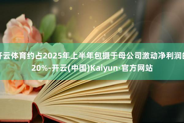 开云体育约占2025年上半年包摄于母公司激动净利润的20%-开云(中国)Kaiyun·官方网站