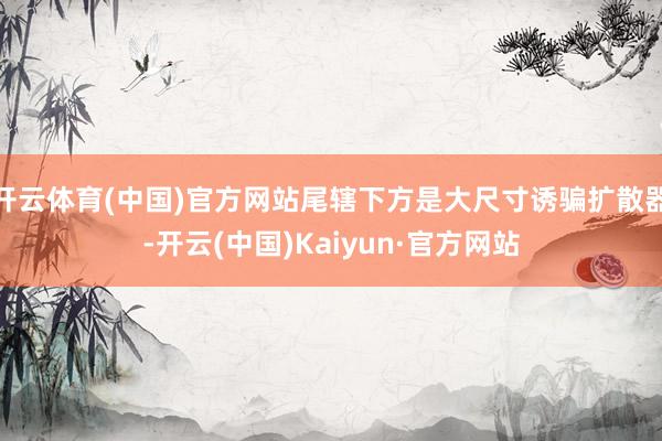 开云体育(中国)官方网站尾辖下方是大尺寸诱骗扩散器-开云(中国)Kaiyun·官方网站