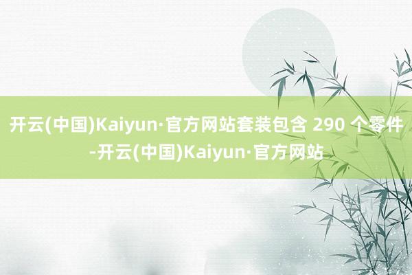 开云(中国)Kaiyun·官方网站套装包含 290 个零件-开云(中国)Kaiyun·官方网站