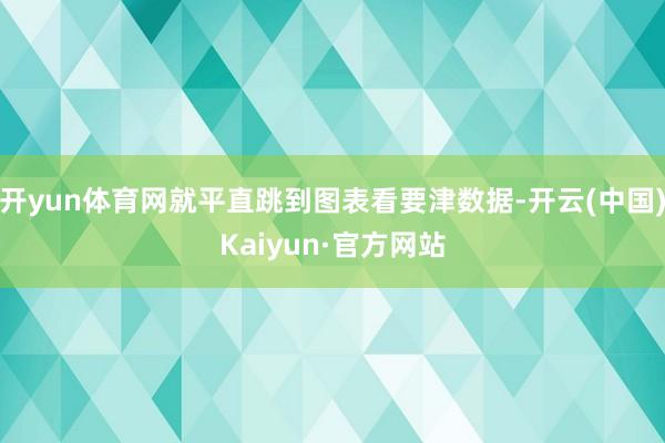 开yun体育网就平直跳到图表看要津数据-开云(中国)Kaiyun·官方网站